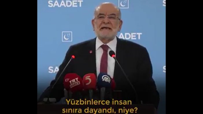 Karamollaoğlu'ndan AKP'ye Orta Doğu tepkisi