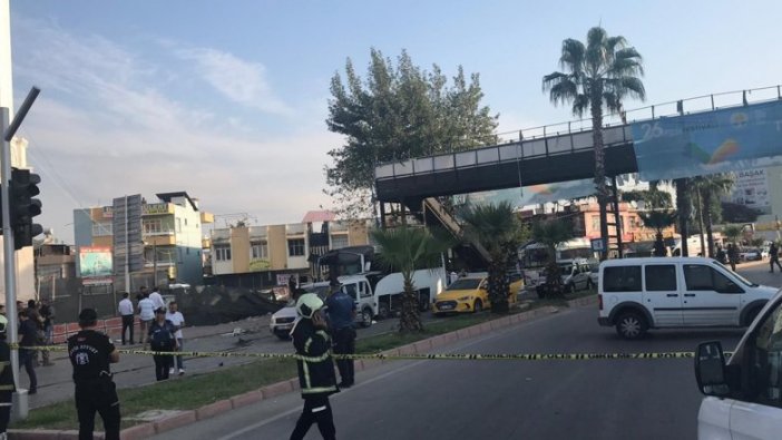 Adana’da polis servisine bombalı saldırı!