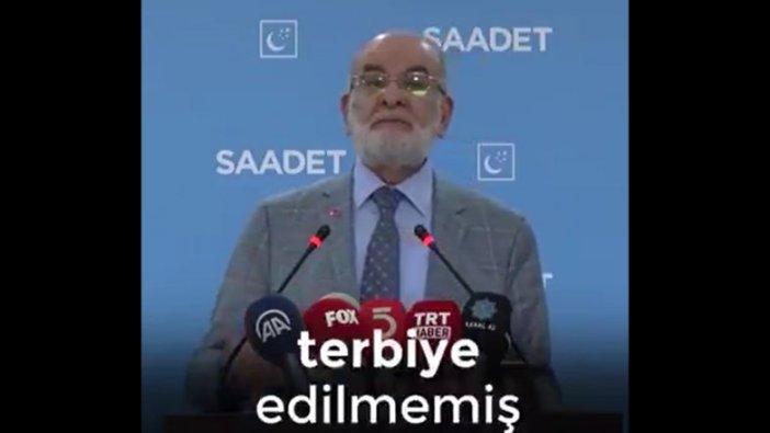 Karamollaoğlu'ndan Trump'a: "Terbiye edilmemiş aygır"