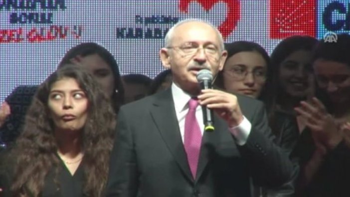 Kılıçdaroğlu'nun sözleri kızın yüzüne böyle yansıdı!