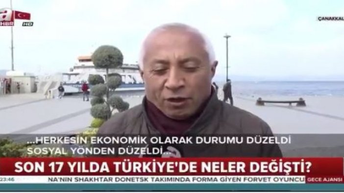 A Haber'den dikkat çeken video! Vatandaş mı? Figüran mı?