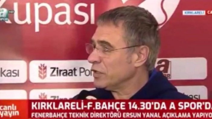 Ersun Yanal'dan A Spor'a tepki