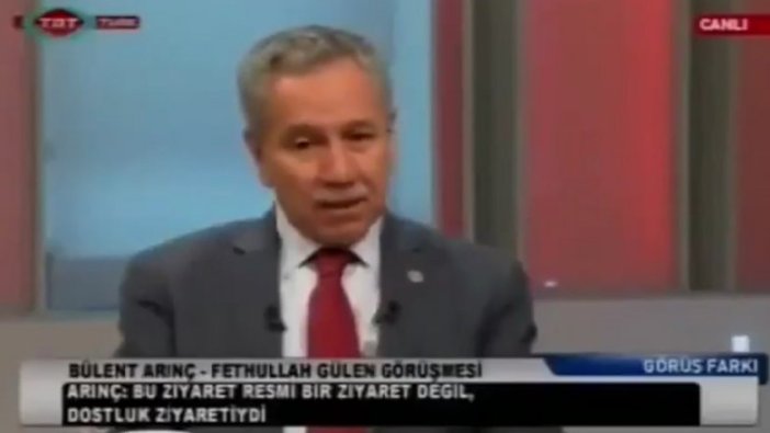 Bülent Arınç'ın Gülen sözleri yeniden gündemde