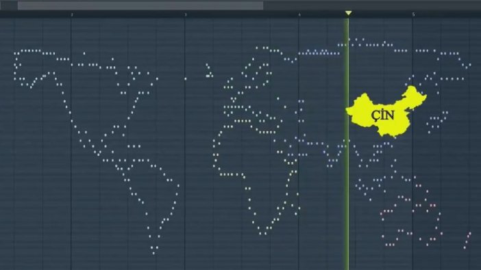 O video gülmekten kırdı geçirdi: Haritada Çin'e gelince...