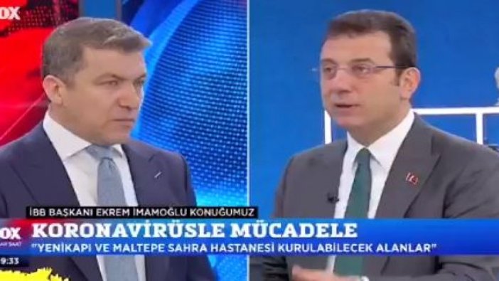 Ekrem İmamoğlu, Fox TV'de Çalar Saat'e konuk oldu