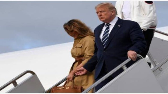 ABD bu görüntülerle çalkalanıyor! Melania yaptı yine yapacağını...