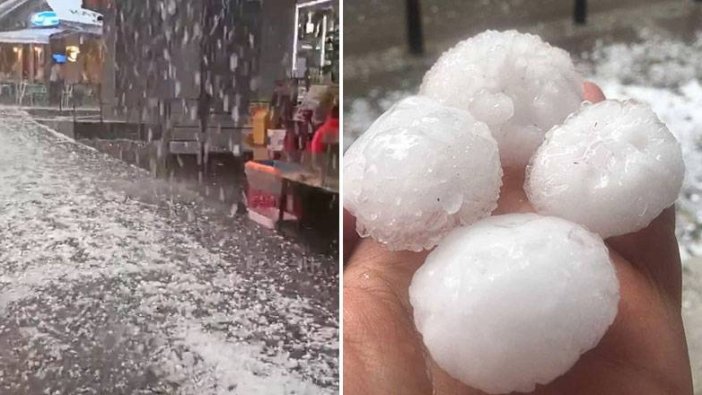 İstanbul'u sağanak ve dolu vurdu: Hayat felç oldu!