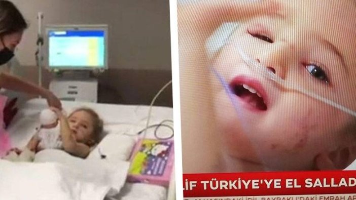 Türkiye'nin ağladığı Elif bebekten ilk görüntü