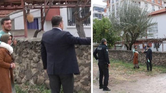 Aksaray'da dövdüğü annesini rehin aldı