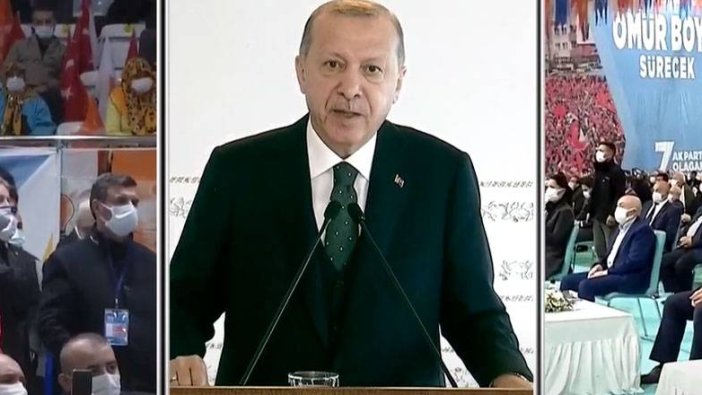 Erdoğan kensisini alkışlamayan partililere sitem etti!