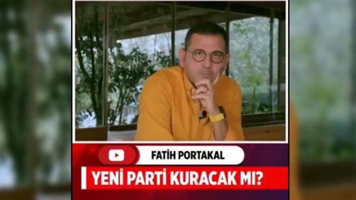 Fatih Portakal'a açıkladı! Ünlü siyasetçi de parti kuruyor