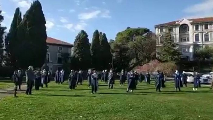 Boğaziçi Üniversitesi'nde protesto