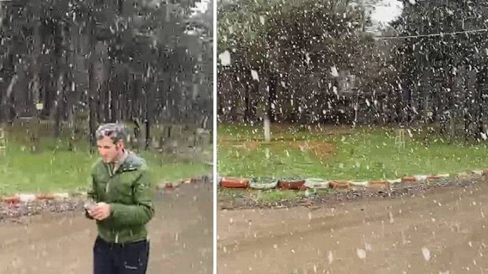 İstanbul'da beklenen kar yağışı başladı!