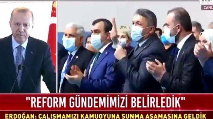 Erdoğan'ın şaşkına uğradığı an