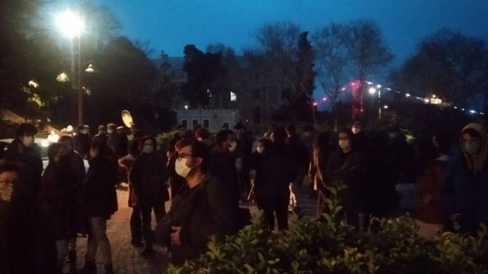 Boğaziçi Üniversitesi'nde eylem