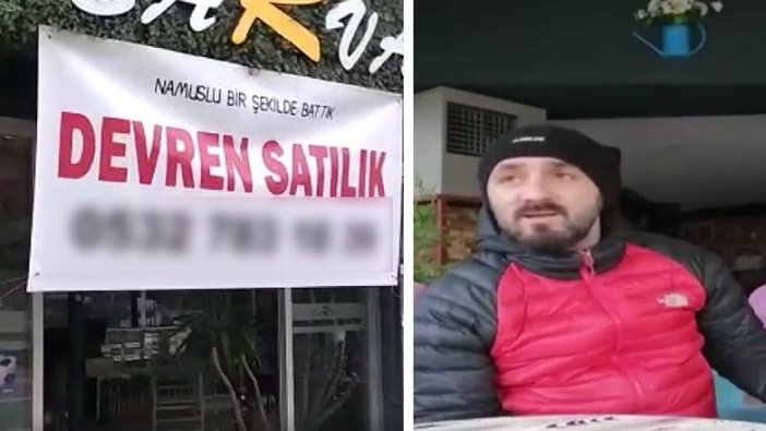 Batan esnaf İbrahim Odabaşı böyle isyan etti