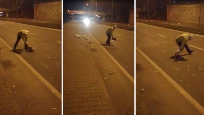 Polis memuru ‘helal olsun’ dedirtti! Görüntüler sosyal  medyada viral oldu