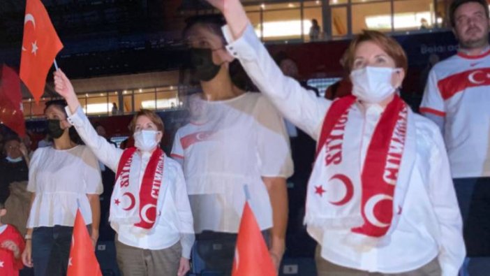 TRT, Meral Akşener'in tezahüratlarını ekrana getirmedi