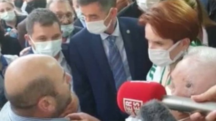 AKP'liyim diyen yurttaş Meral Akşener'e ağlayarak anlattı