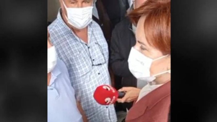 Vatandaş, Akşener'e sıkıntılarından bahsetti