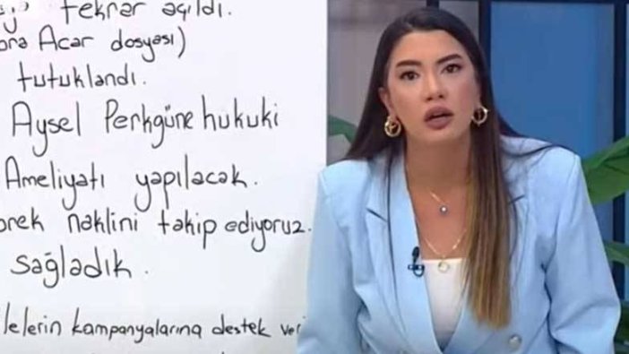 Fulya Öztürk canlı yayında patladı