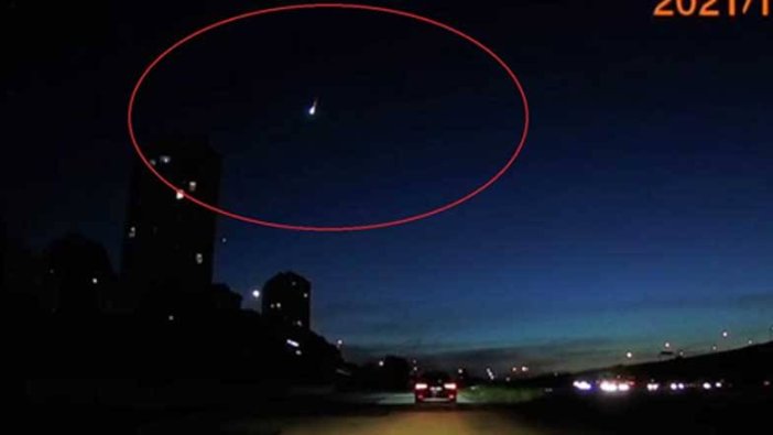 Ankara ve çevre illerde görülen ışık huzmesi heyecan yarattı