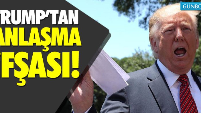 Trump'ta anlaşma ifşası!