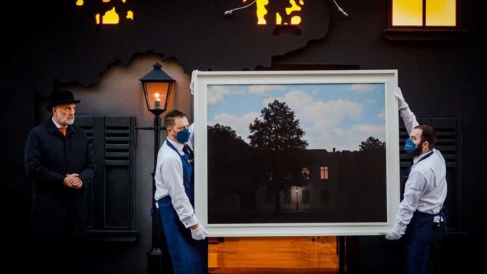 Magritte'in 60 yıllık tablosuna 80 milyon dolar