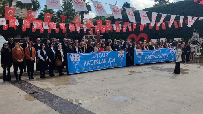 İYİ Parti'den “Uygur kadınlar için ayağa kalk” etkinliği