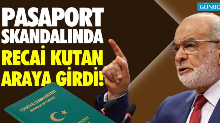 Pasaport skandalında Recai Kutan araya girdi!