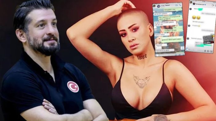 Eski basketbolcu Kerem Tunçeri, mesajlarını ifşa eden Elif Şen'i affetti