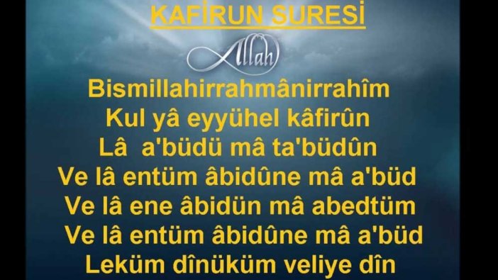 Kafirun Suresi anlamı nedir? Hangi durumlarda Kafirun Suresi okunur?