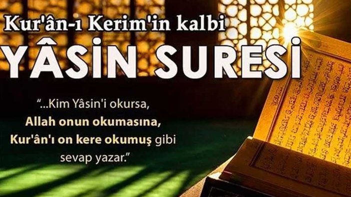 Yasin Suresi Arapça okunuşu ve Türkçe anlamı 