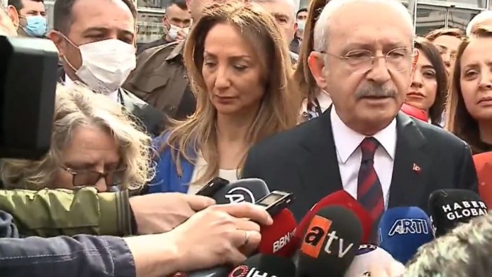 Kılıçdaroğlu, Et ve Süt Kurumu'nun kapısında 