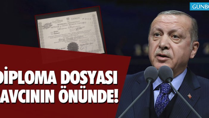 Erdoğan'ın diploma dosyası savcının önünde