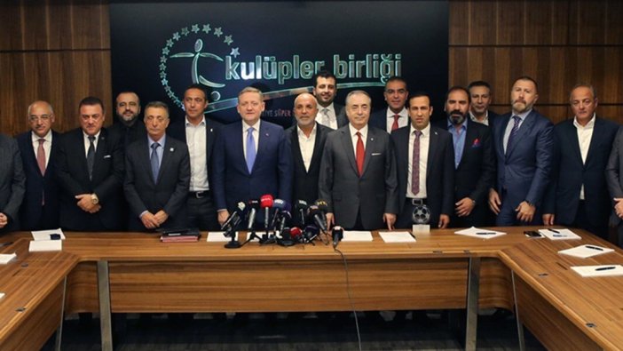 Kulüpler Birliği'nden açıklama: Özür dilemesi gerek