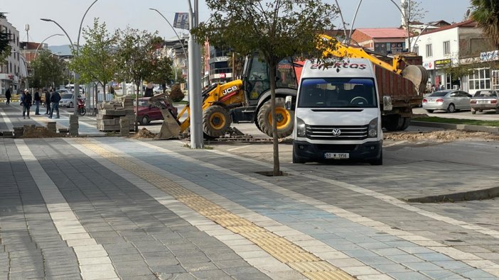 Erbaa'da doğal gaz borusu patladı