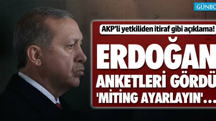 AKP’li yetkiliden itiraf gibi açıklama!