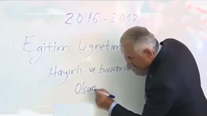 Binali Yıldırım: Size okumayı yazmayı öğrettik