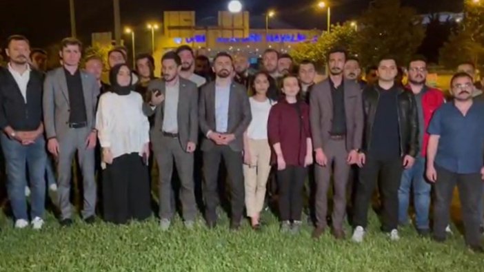 İYİ Parti Gençlik Kolları'ndan Atatürk Havalimanı'ndaki yıkıma protesto