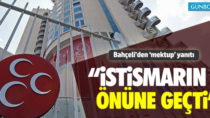 Bahçeli'den teröristbaşının mektubuna yanıt: "İstismara müdahale etti"