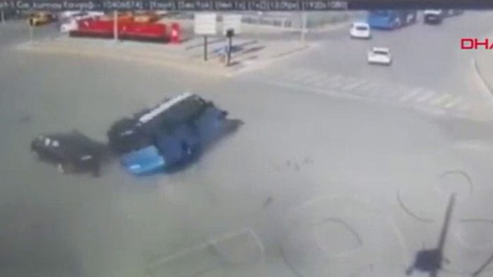 Ankara'nın merkezinde korkunç kaza
