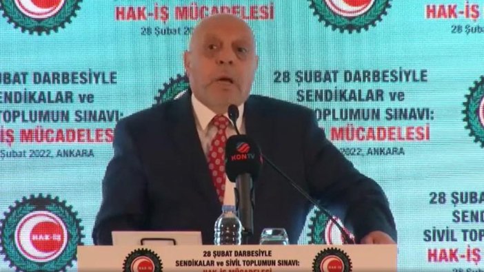 Sendika ve STK'ları darbecilikle suçlayan HAK-İŞ Başkanı Arslan yine gündemde