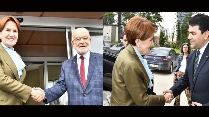 3 Temmuz'daki Altılı Masa öncesi Akşener'den önemli ziyaretler