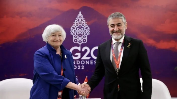 Bakan Nebati, ABD Hazine Bakanı Yellen ile görüştü