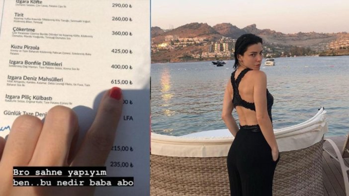 Merve Boluğur fiyatlara isyan etti