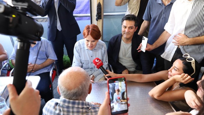 Güngören esnafı, Meral Akşener'e elektrik faturasından dert yandı