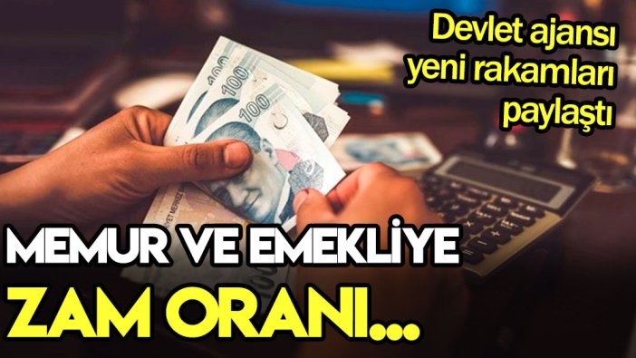 Devlet ajansı rakam paylaştı: Emekli ve memurlar en az bu kadar zam alacak