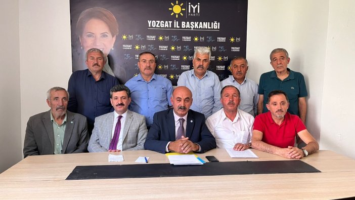 İYİ Parti Yozgat İl Başkanı Bünyami Katipoğlu'ndan basın açıklaması