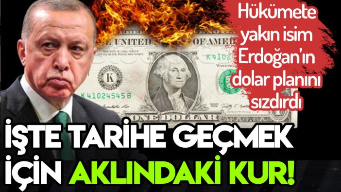 Ağzından kaçırdı: İşte Erdoğan'ın tarihe geçmek için kuru düşüreceği seviye